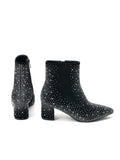 Rhinestone Boots Bling Diamond Ankle Boots