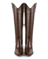 Western Boots Cowboy Cowgirl Boots Chunky Heel Fashion Boots