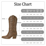 Western Boots Women Cowboy Boots Ankle Boots (Only for Canada)