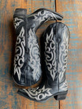 Embroidered Zip Snip Mid Calf Cowgirl Tall Boots