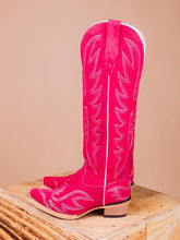 Faux Suede Wing Embroidered Zip Snip Western Mid Calf Boots