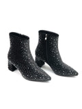 Rhinestone Boots Bling Diamond Ankle Boots