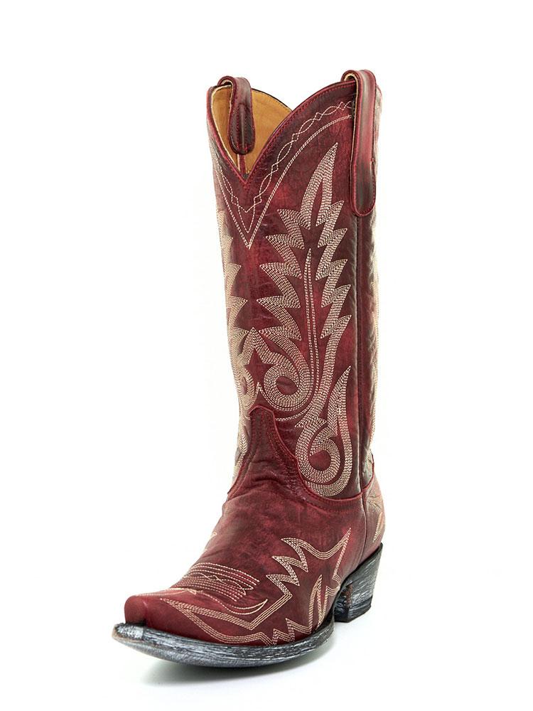 Embroidered Snip Western Wide Mid Calf Boots - Purple, Orange, Pink & Red